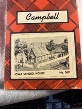 Campbell Scale Models HO Iowa School House 369 Kit