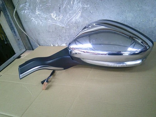 2012 PEUGEOT 208 Mk1 5 Door Hatchback CHROME Passengers Left Door Wing Mirror