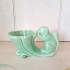 Vintage 1930s McCoy Squirrel Planter