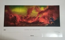 Bethesda Fallout 3 "Ashes of Megaton" Signed Lithograph Limited Edition #284/500