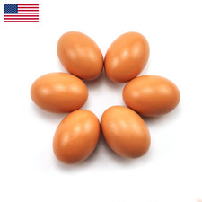 Azatemgo Wooden Eggs Fake Eggs Dummy Eggs Nest Eggs Help Laying Hen