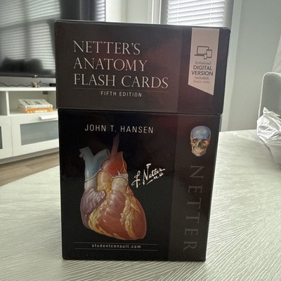 Netter's Anatomy Flash Cards (Netter - Cards, by Hansen PhD John - Very Good
