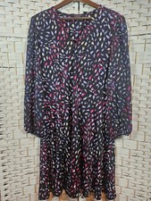 The Limited Womens Long Sleeve Black Dress Sz L Classic Colorful Work Career