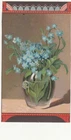 Parker's Tonic Hair Balsam Hiscox & Co Glass Vase Blue Flowers Vict Card c1880s