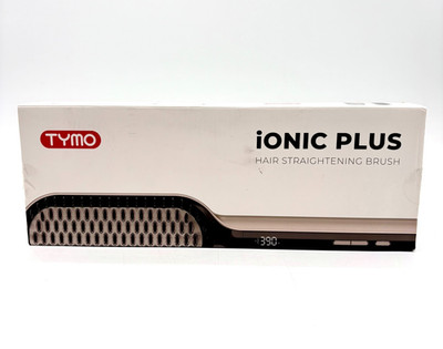Tymo Ionic Plus Hair Straightening Brush - Beige Black