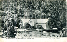 1910s postcard Church of St John's in the Wilderness NAINI TAL Uttarakhand India