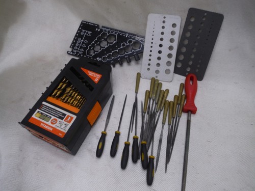 Couple metal file sets Titanium drill bit set *PENNY START* | eBay