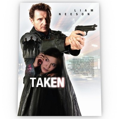 Aufgenommen Filmposter Satin Hochwertig Archiv Atemberaubend A1 A2 A3