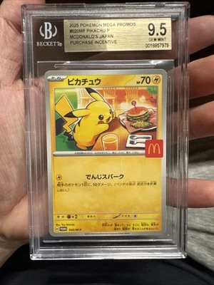 Collectible Individual Grade 9.5 Pikachu Pokémon TCG Card Games in