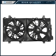 Electric Radiator Condenser Fan Assembly For 2014 2015 2016 2017 2018 Mazda 3