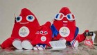 Figurine Mascotte JO Paris 2024 Skateboard, Peluches phryge JO Paris 2024