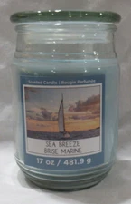 Ashland Scented Candle NEW 17 oz Large Jar Single Wick Spring SEA BREEZE
