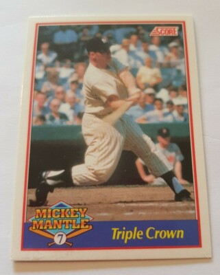 1991 Score - 'Mickey Mantle - New York Yankees' - Triple Crown - #2