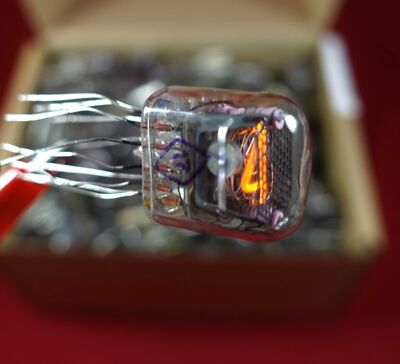 Used nixie tubes IN-17 USSR indicator for DIY clock 