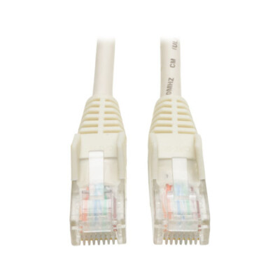 Tripp Lite 10FT RJ45 Männlich Cat5e 350MHz Snagless Molded Patch Kabel - weiß