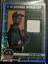 2023 Panini USA Baseball Stars & Stripes South Africa Fireworks Lesiba Matlou