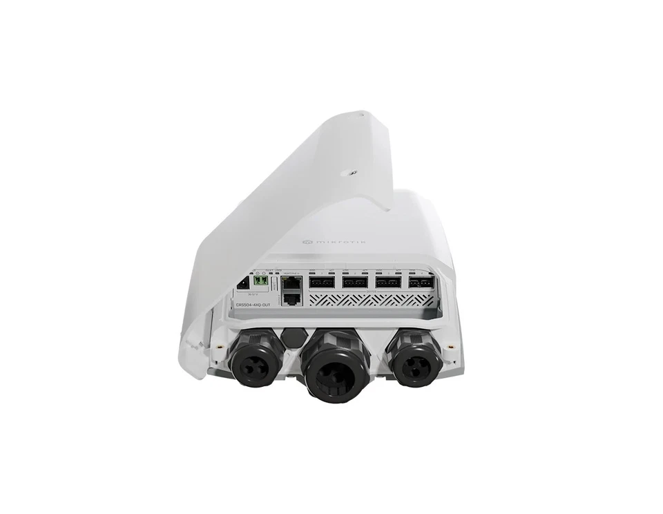 MikroTik CRS504-4XQ-OUT Outdoor Cloud Router Switch Dual Hotswap PSUs New Sealed - Image 4 of 4