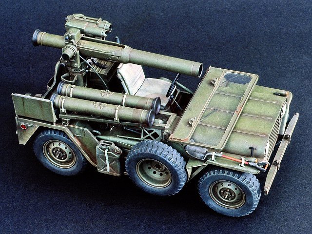 Verlinden 120mm (1/15) M151A2 TOW AT Missile Conversion (for