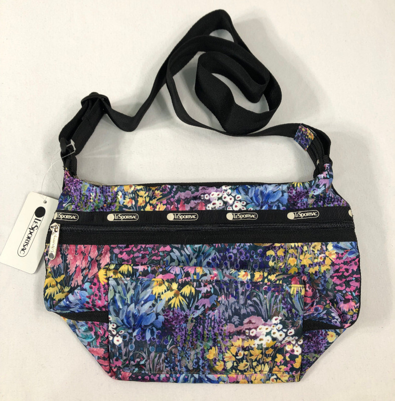 NWT LeSportsac Crescent Hobo Bag Crossbody Soho Gardens