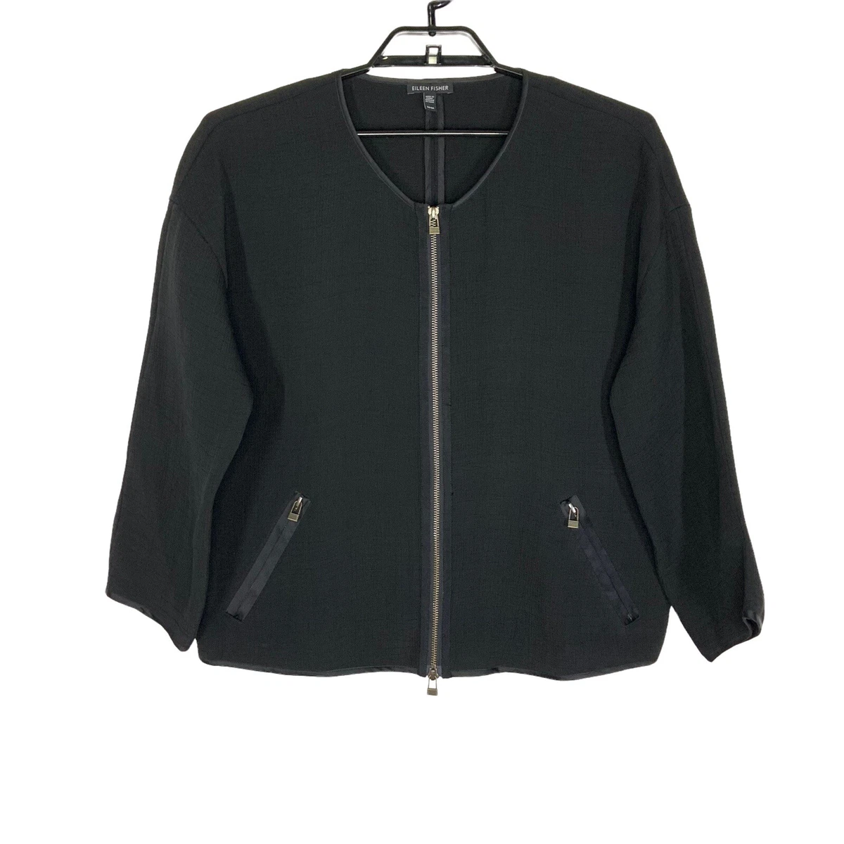 Eileen fisher top bomber jacket