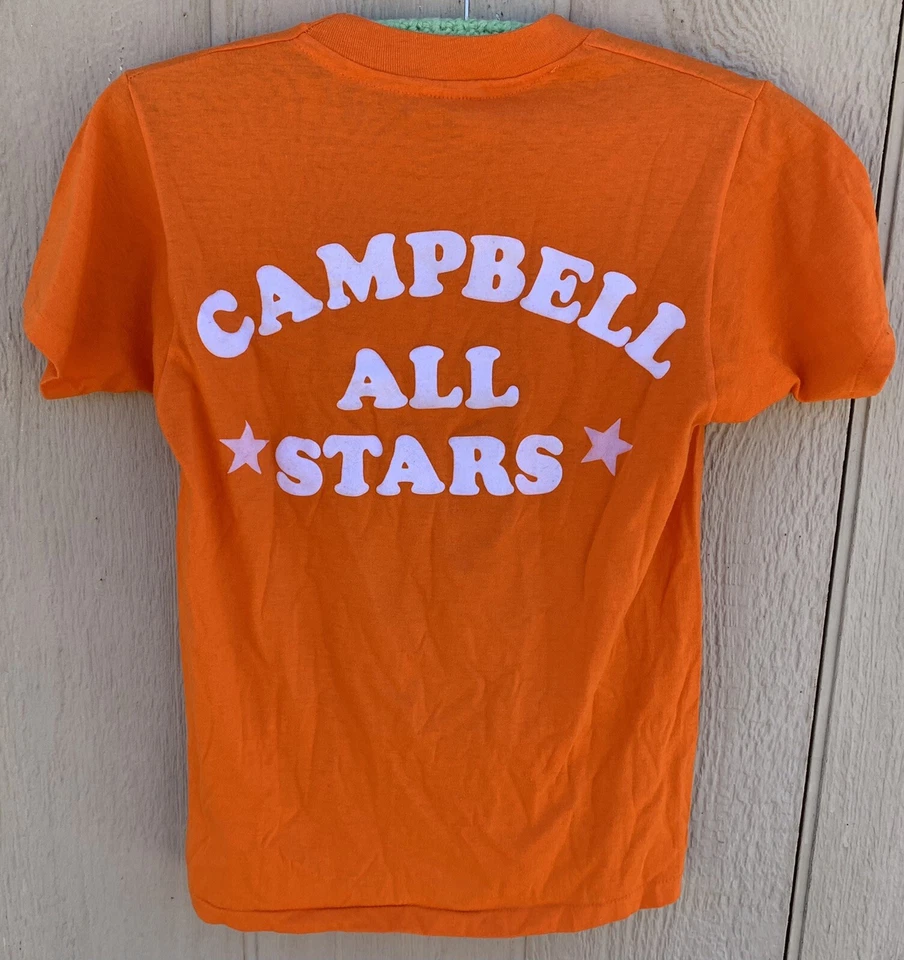 vintage Campbell ALL Stars Vickys Mom 15 iron on lettering t shirt 70s 80s S - Image 4 of 4