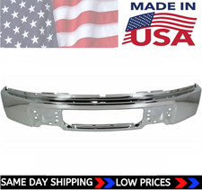 NEW USA Made Chrome Front Bumper For 2009-2014 Ford F-150 Without Fog Lamps