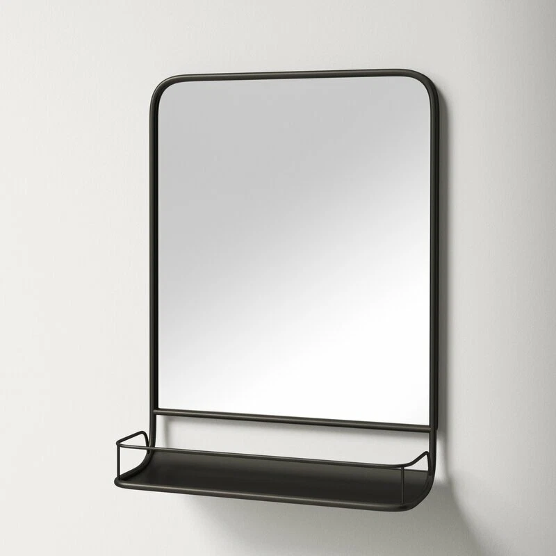New in Box Inman Modern & Contemporary With Shelves Accent Mirror $385 FLA34 - Image 3 of 4