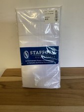 NIP Stafford Essentials 6 White Permanent Press Handkerchiefs 16 x 16