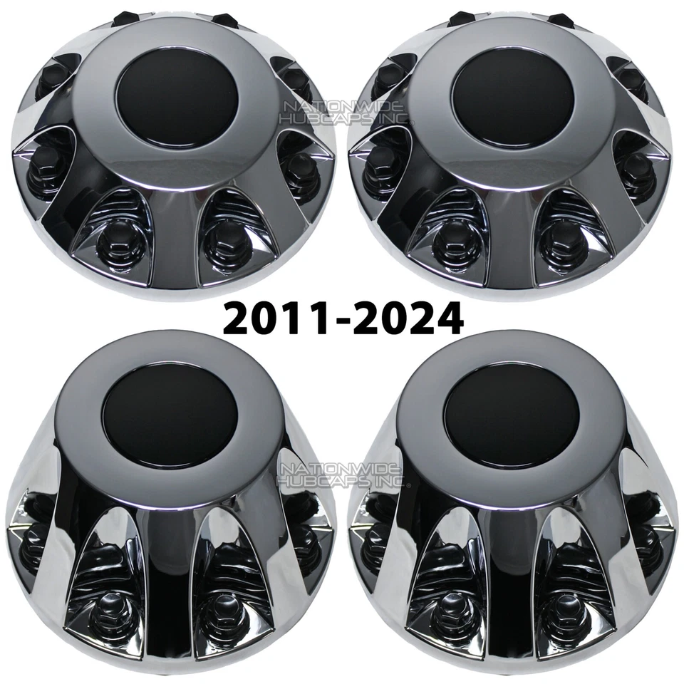 2011-2024 Silverado 3500 17" Dually Wheel Center Cap Front & Rear Dual Hub Caps - Image 2 of 4