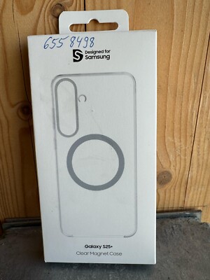 Original Samsung Galaxy Official Magnet Clear Case für Galaxy S25+, Transparent