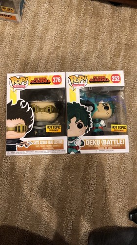 IN HAND Funko Pop BATTLE DEKU and SHOTA AIZAWA Hero Costume Hot Topic Exclusive