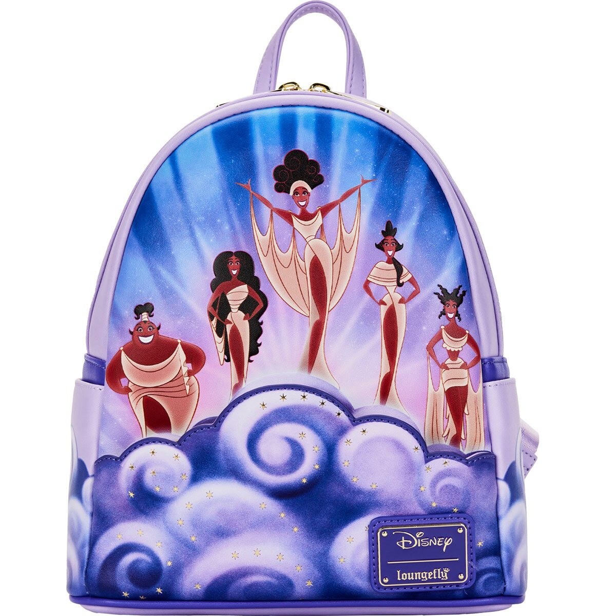 Loungefly Disney Hercules Singing Muses Zero To Hero Mini Backpack
