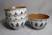 4 New ELAMA Soup/Cereal Bowls In The Majestic Elk Pattern