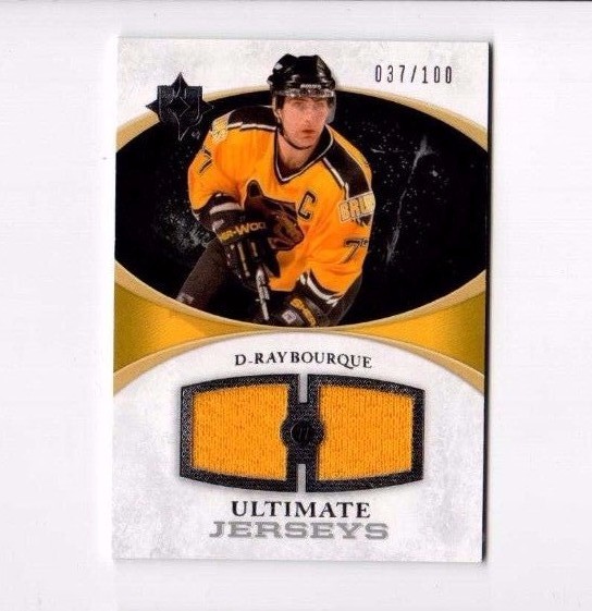 2011 Ultimate Collectors Hockey D.Ray Bourque 037/100 UJ-RB Jersey