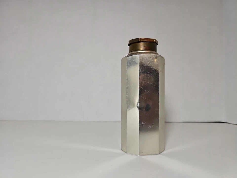 Antigua lata de talco invisible Yardley Londres Príncipe de Gales hecha en Inglaterra 5" Foto 3 de 3