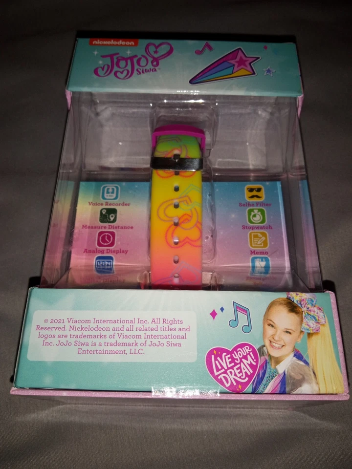 Интерактивные умные часы JoJo Siwa с сенсорным экраном камерой играми фитнес-трекером - Изображение 4 из 4