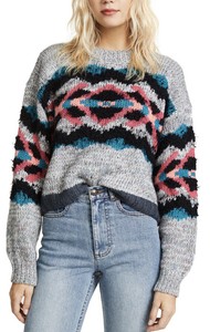 free people heart sweater