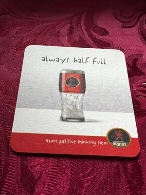 BREWERIANA - GEHIRN - IMMER HALB VOLL - BIERMATTE - TABLETT 84