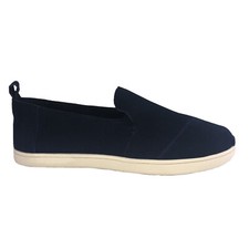 Women  s Tom  s Deconstructed Alpargata Navy Blue Flats Slippers 5 B US Girl  s NIB