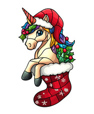 Wall Decal Sticker Christmas Stocking Wall Sticker 18X18cm Large