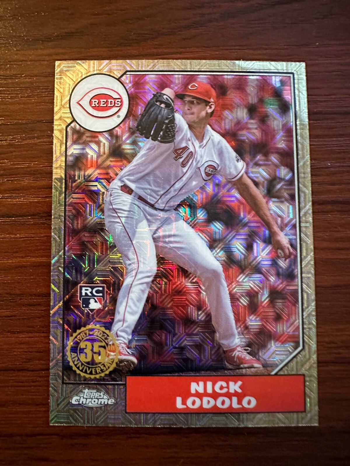 2022 Topps Update Series NICK LODOLO RC #T87C-22 Silver Pack 1987 Chrome Mojo