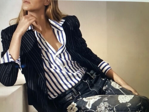 $1990 Ralph Lauren Collection Spring 2021 Hand Painted Jeans Size 29 Worn Once