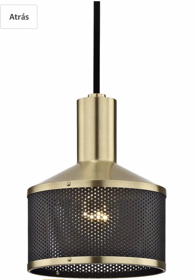 Colgante Mitzi Yoko 1 Luz, Latón Envejecido - H119701-AGB (pack 3) Foto 2 de 3