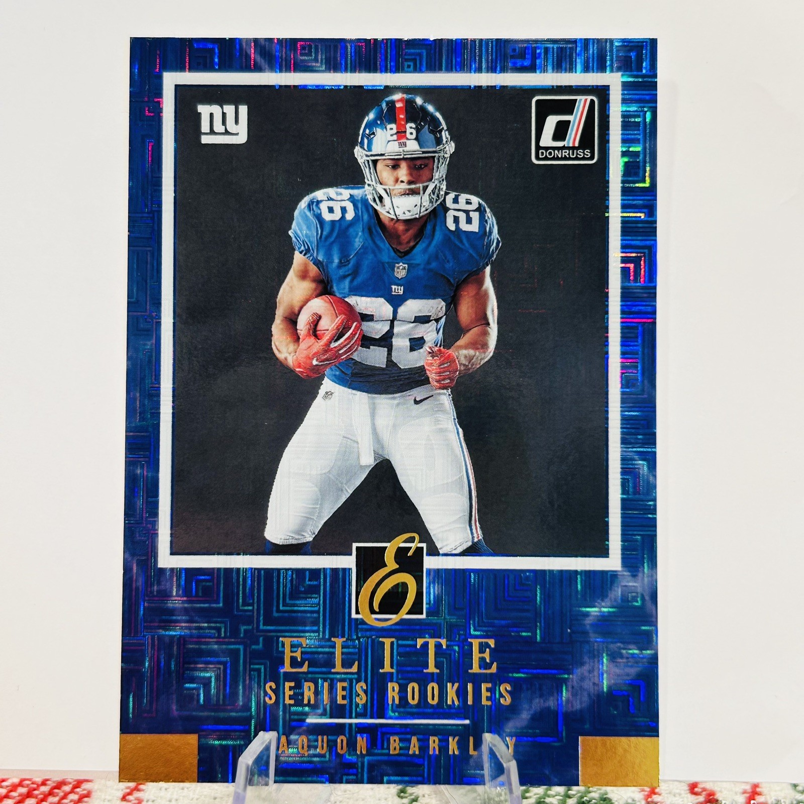 2018 Panini Donruss - The Elite Series Rookies Saquon Barkley #ESR-6 (RC)