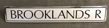 Rolls Royce Bentley Brooklands R Enamel Automobile Motor Car Badge Emblem
