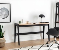 Schwarz-Beiger Computertisch Robuster Schreibtisch Designr BüRomöBel