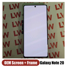 Original OEM Samsung Galaxy Note 20 LCD Screen w/ Midframe DISCOUNT USA Stock