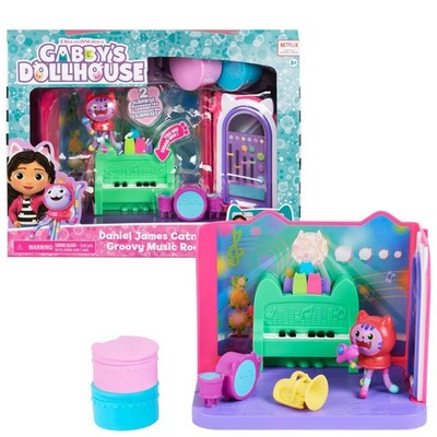 Gabby's Dollhouse Deluxe Raum, Groovy Music Room, Musikzimmer mit DJ Katzenmi...