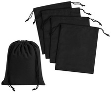 Premium Microfiber Drawstring Bags (Set of 5) – Multipurpose Travel Storag