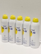 5 pack New Supergoop Play Antioxidant Body Sunscreen Mist SPF50 PA   6.0oz